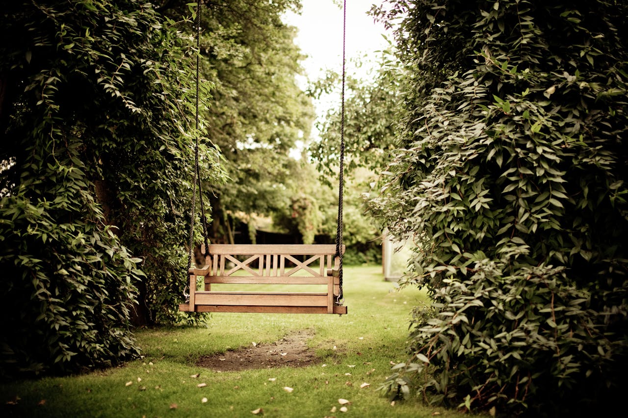 een tuin op het noorden